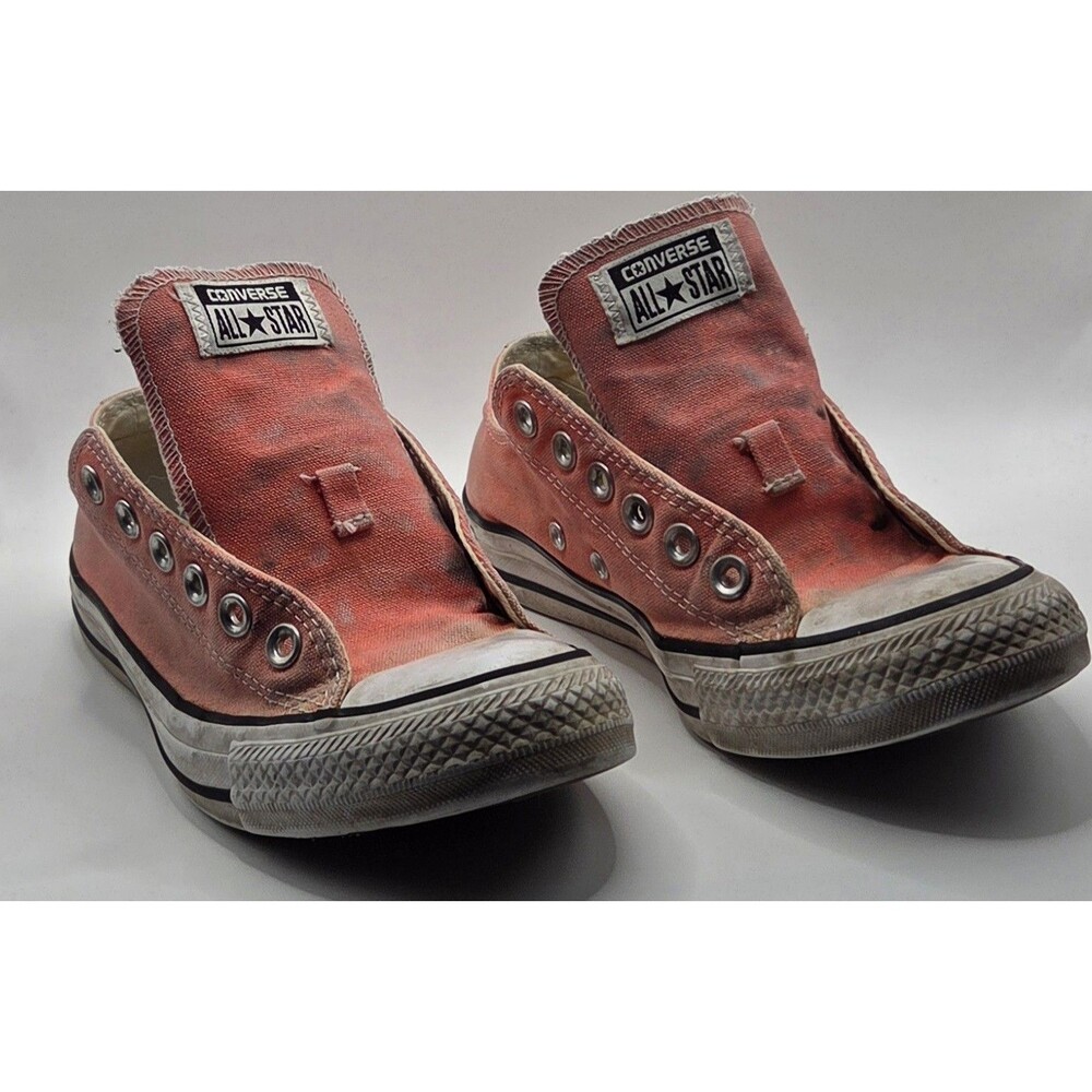Converse Chuck Taylor Pink Canvas Low Shoes Beaters 142378F Men 5 Women 7